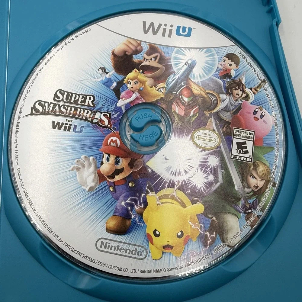 Nintendo Super Smash Bros. for Wii U Nintendo Wii U-Tested-CIB